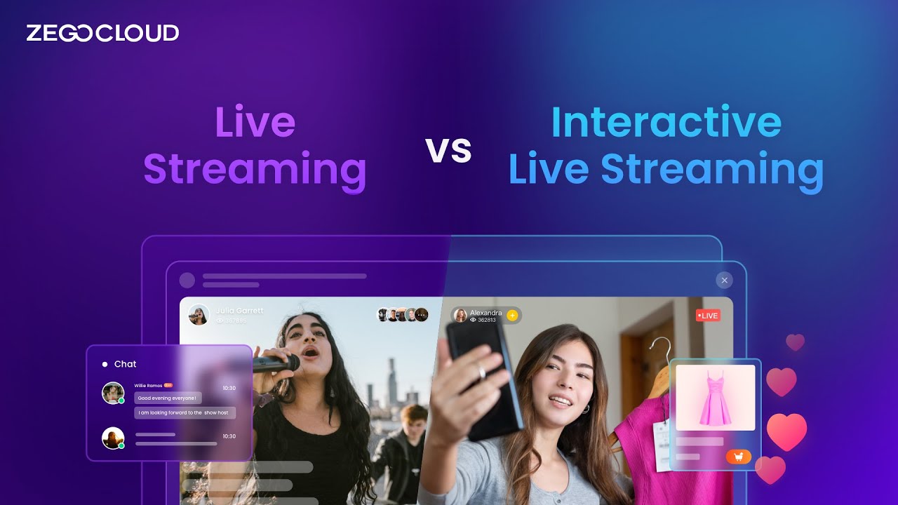 Live Streaming vs. Interactive Live Streaming | Build your live app with ZEGOCLOUD